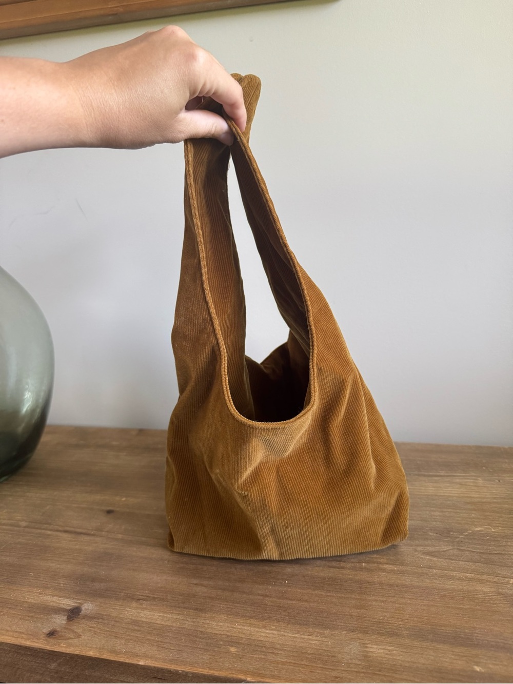 Merit corduroy makeup bag